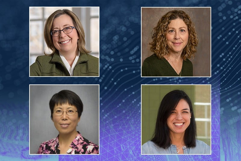 Blue and Gold Distinguished Professor of Biomedical Engineering Dawn Elliott; Professor Velia Fowler, chair of UD’s Department of Biological Sciences, will co-direct the center; and Professors Millie Sullivan and Liyun Wang, both from the College of Engineering,